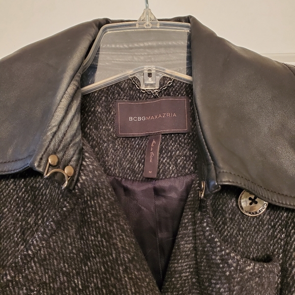 BCBG A Line Wool Coat - Picture 3 of 5